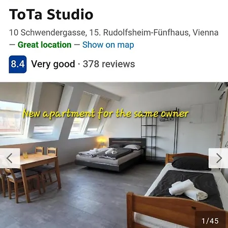 Appartamento Tota K1 Vienna Esterno foto